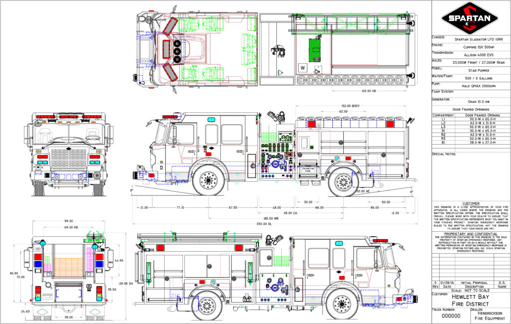 Hewlett 3 Side Mount Pumpers 2017 - Hendrickson Fire